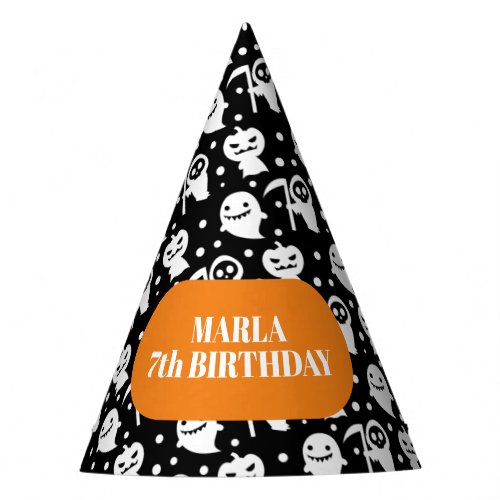 Kawaii Happy Halloween Birthday Party Hat