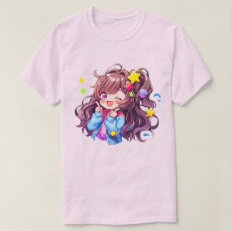 Kawaii Happy Loli Star Girl T-Shirt