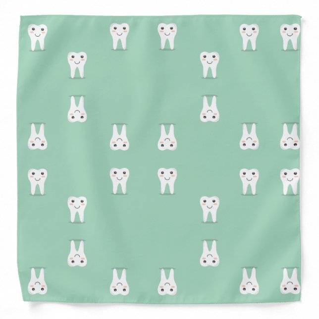 Kawaii happy tooth bandana (Front)