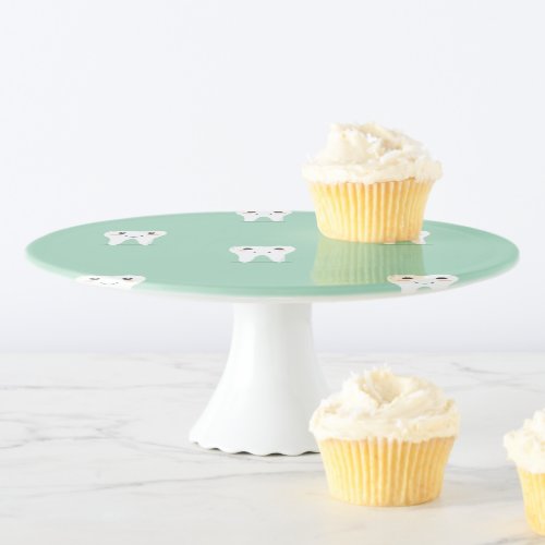 Kawaii happy tooth cake stand