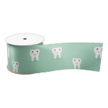 Kawaii happy tooth satin ribbon