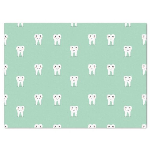 Kawaii happy tooth tissue paper