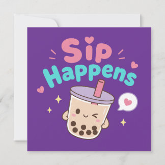 Kawaii Hawaii cute note card