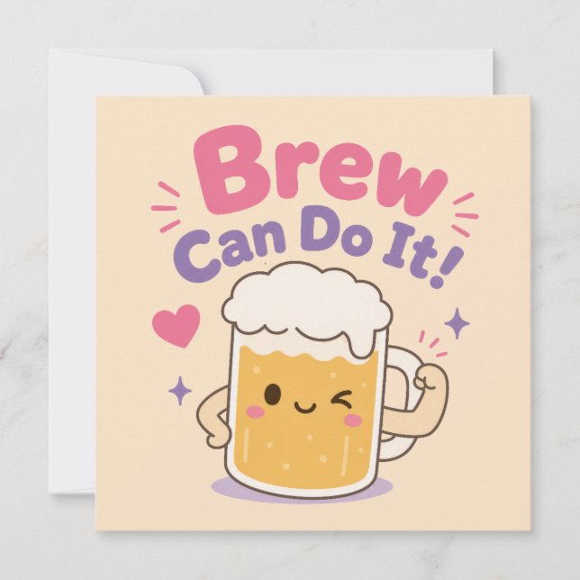 Kawaii Hawaii cute note card (Front)