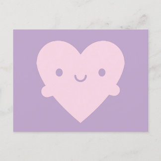 Kawaii Heart Hugs Postcard