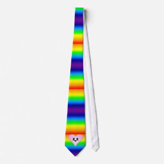KAWAII HEART RAINBOW TIE