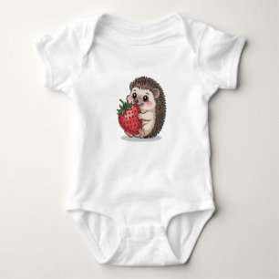 Kawaii Hedgehog Baby Bodysuit