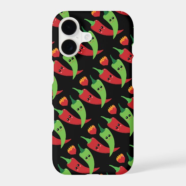 Kawaii Hot Pepper iPhone Case (Back)