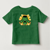 Kawaii Hulk With Marvel Hero Icons Toddler T-shirt