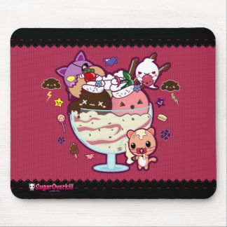 Kawaii Ice Cream Attacked! Mouse Pad