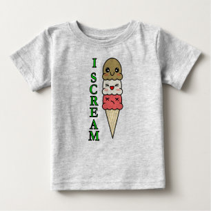 Kawaii Ice Cream Baby T-Shirt