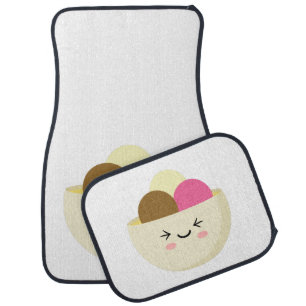 Kawaii Ice Cream Car Floor Mat