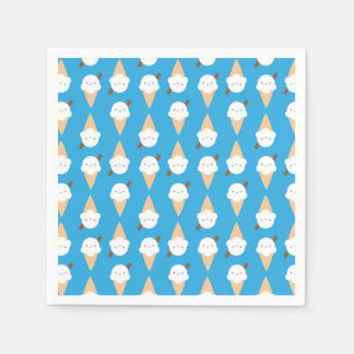 Kawaii Ice Cream Cones Napkins