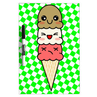 Kawaii Ice Cream Dry Erase Board