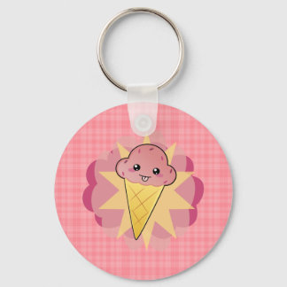 Kawaii Ice Cream Keychain
