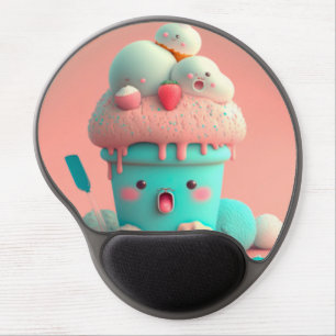 Kawaii  ice cream          mousepad