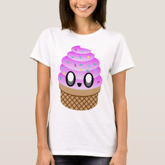 KAWAII ICE CREAM RASPBERRY CONE T-Shirt