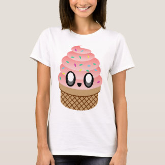 KAWAII ICE CREAM STRAWBERRY CONE T-Shirt