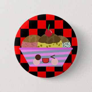 Kawaii Ice Cream Sundae Flavors Delicious Checks Button