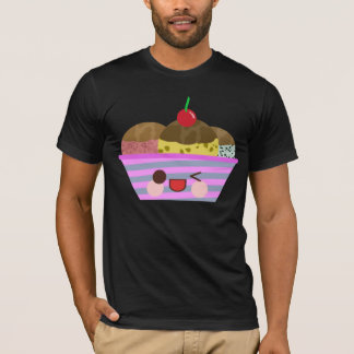 Kawaii Ice Cream Sundae Flavors Delicious Summer T-Shirt