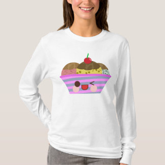 Kawaii Ice Cream Sundae Flavors Delicious Summer T-Shirt