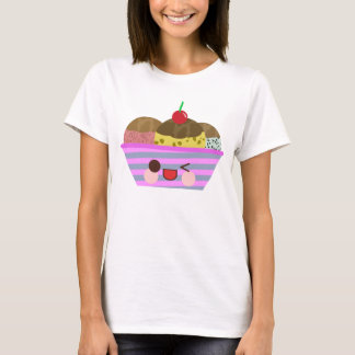Kawaii Ice Cream Sundae Flavors Delicious Summer T-Shirt