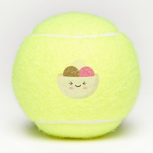 Kawaii Ice Cream Tennis Balls