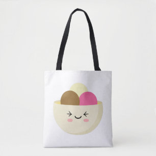 Kawaii Ice Cream Tote Bag