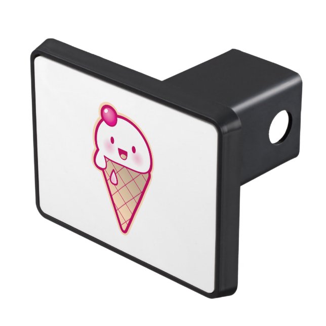 Kawaii Ice Cream Trailer Hitch Cover (Top Right)