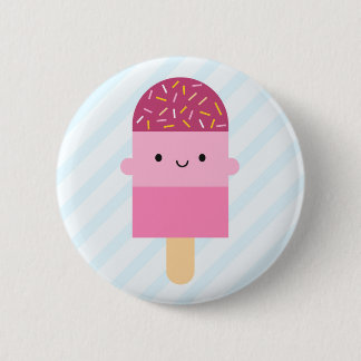 Kawaii Ice Lolly / Popsicle Pinback Button