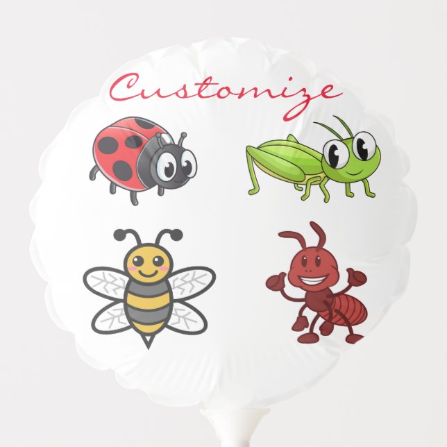 Kawaii Insects Thunder_Cove Balloon (Front)
