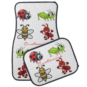 Kawaii Insects Thunder_Cove Car Floor Mat