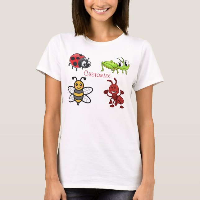 Kawaii Insects Thunder_Cove T-Shirt (Front)