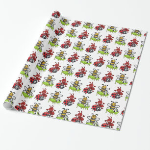 Kawaii Insects Thunder_Cove Wrapping Paper