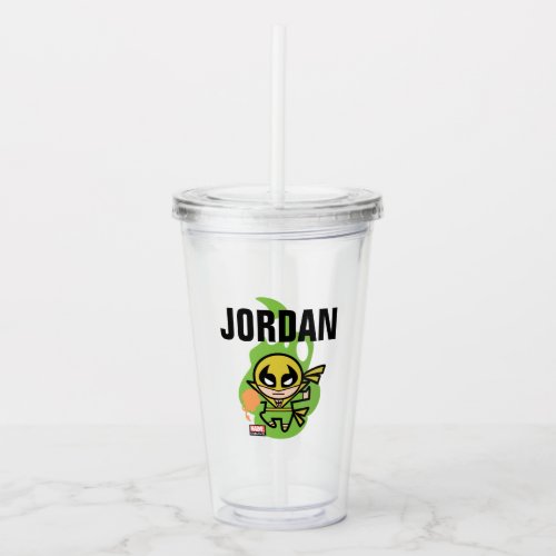 Kawaii Iron Fist Chi Manipulation Acrylic Tumbler