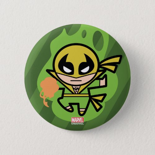 Kawaii Iron Fist Chi Manipulation Pinback Button