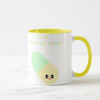 Kawaii It'S Prozac Time Cute Drugs Mug