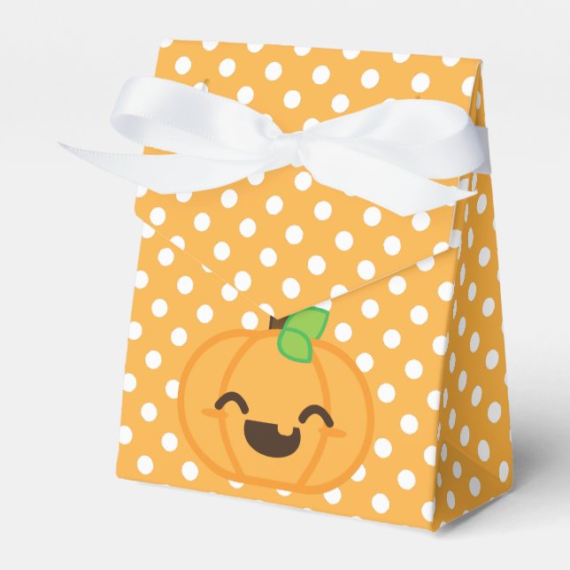 Kawaii Jack O Lantern Pumpkin Gift Box (Front Side)