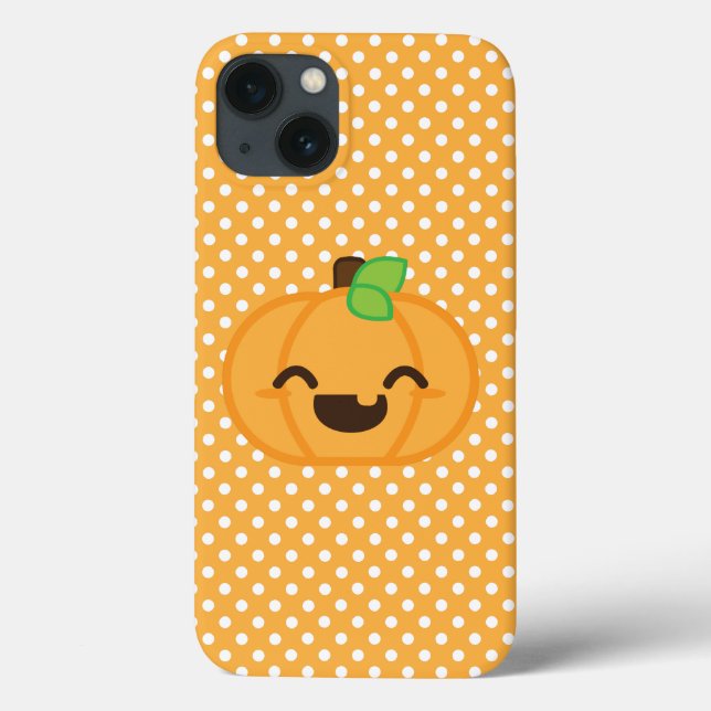Kawaii Jack O Lantern Pumpkin iPad Mini Case (Back)