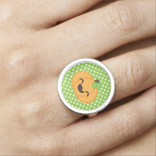 Kawaii Jack O Lantern Pumpkin Ring