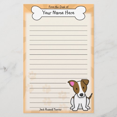 Kawaii Jack Russell Terrier Stationery