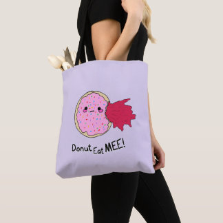 Kawaii Jam Donut Eat Me Tote Bag
