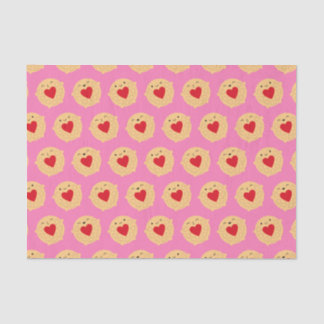 Kawaii Jammie Dodger Biscuits Tissue Paper