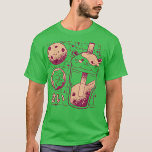 Kawaii Japanese Boba Tea Guinea Pig Donut Cookie G T-Shirt
