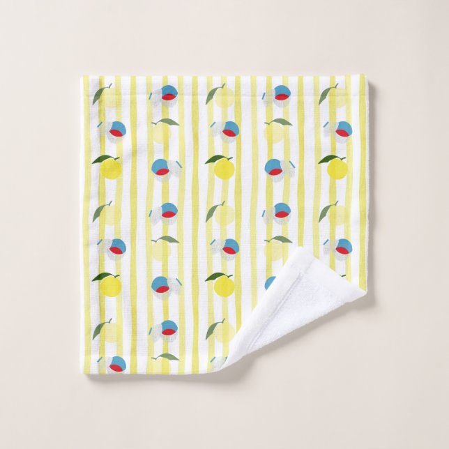 Kawaii Japanese Bowl & Yuzu Wash Cloth (Wash Cloth)