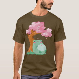 Kawaii Japanese Cherry Blossom Tree Sakura Cute Fr T-Shirt