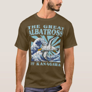 Kawaii Japanese Great Wave Great Albatross Cute Ja T-Shirt