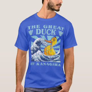 Kawaii Japanese Great Wave Great Duck Cute Japan A T-Shirt