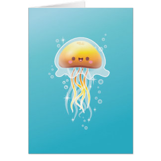 Kawaii Jellyfish Cards