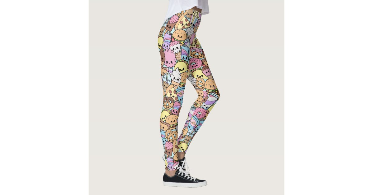 Kawaii Junk Food Munchies Leggings